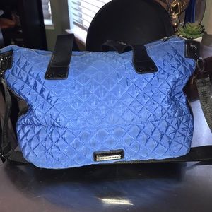 Steve Madden Royal Blue Quilted Crossbody Purse